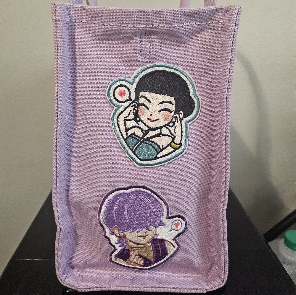 New Marc Jacobs Customized Kpop Huntrex/Saja Boy/Demon Hunter Tote w/Dust Bag - Picture 2 of 7